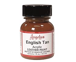 Angelus Acrylic Leather Paint English Tan 1oz