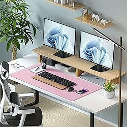 Leather Desk Pad Protector,Mouse Pad,Office Desk