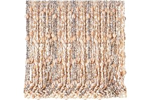 Ecation Hawaii Shell Luau Leis Bulk Sea Shell Leis Natural Tahitian Shell Leis White Nassa Necklace Summer Beach Party Apparel Jewelry Accessories for Women Men Hawaiian