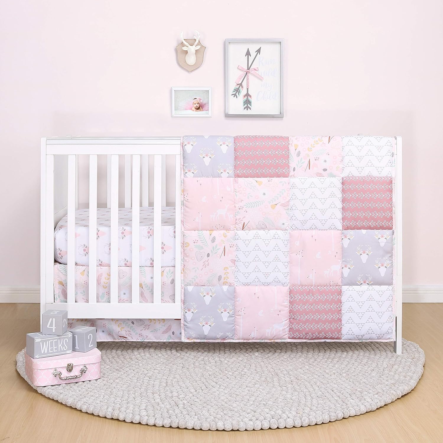 the peanut shell cot set