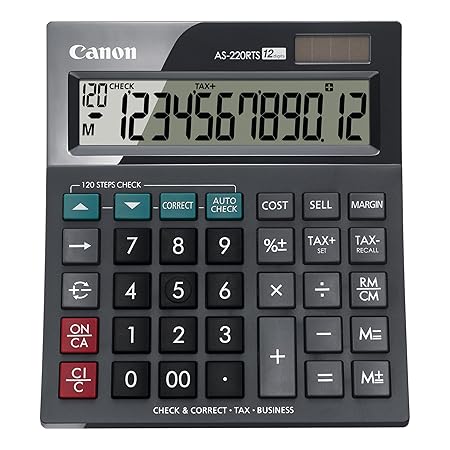 Canon AS-220RTS 12-stelliger Tischrechner