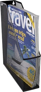 Osco Wiremesh Magazine Rack 8 Pack Black High-Density Steel Desk Organizer view 4
