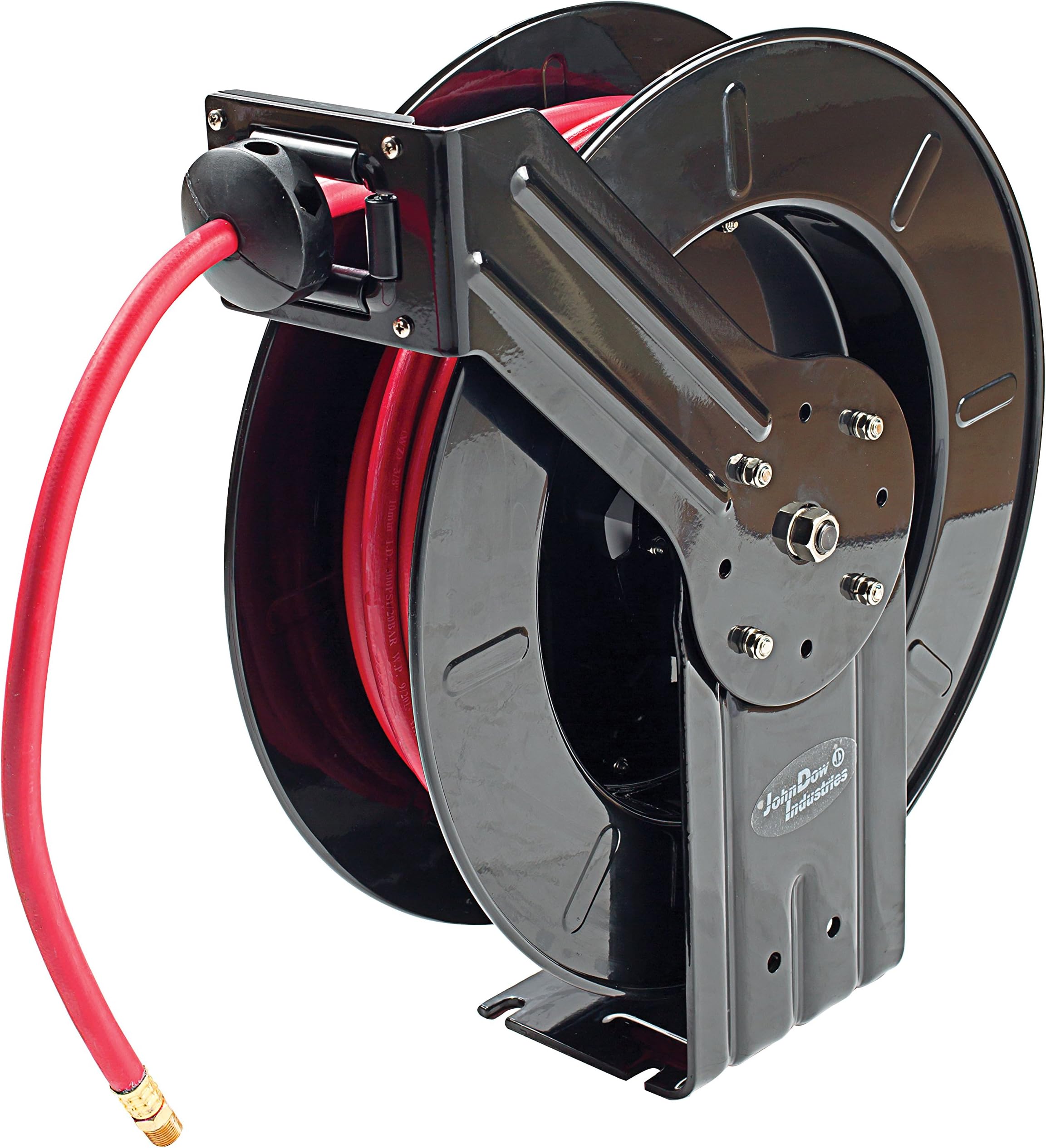 John Dow Industries JDM-3850 3/8" 50' Medium Pressure Professional Hose Reel