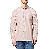 Lacoste Mens Regular Fit Gingham Poplin Shirt