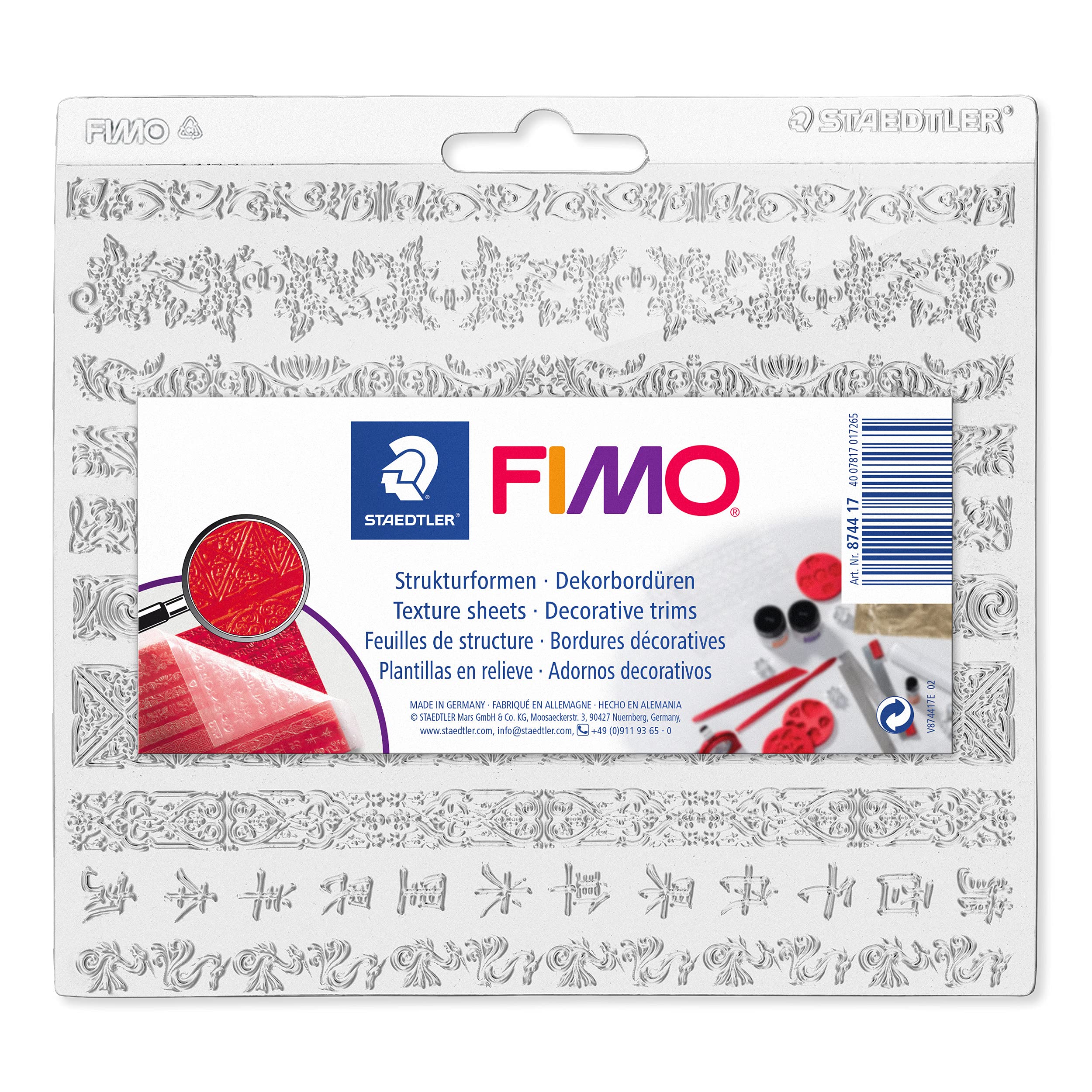 Staedtler 8744 17 Fimo Accessory Structure Shape Border