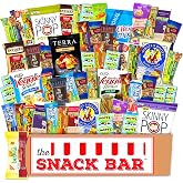 Healthy snack Care Package (52 count) A Gift crave Snack Box with a Variety of Healthy Snack Choices - Great for Office, College Military, Work, Students Holiday Gifts.