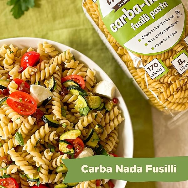 AL DENTE CARBA-NADA FUSILLI, YELLOW, 12 OUNCE