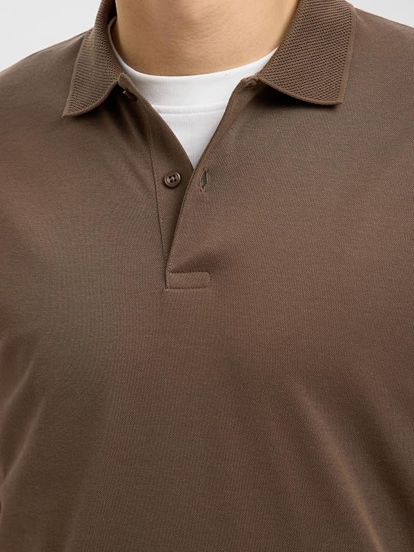 Herren Slhfave Button Ss Polo Noos, Morel, Large — Foto 5 von 8
