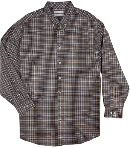gold label roundtree & yorke dress shirt Luxury Cotton Men's Long Sleeve Casual Poplin Shirt, Lt Periwinkle 430, S Long Tulle Evening Dresses 16 Neck Beach Riot Goldie Crochet Color:CARMINE