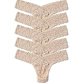 hanky panky - Signature Lace Low Rise Thongs: Summer Edition | One Size 2-12 | Lace Lingerie, Womens Underwear | 3 or 5 pack