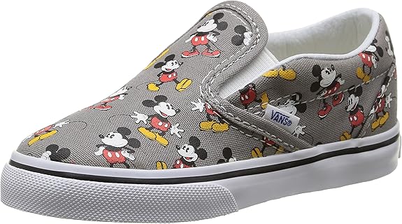 Amazon バンズ Shoes Kids Toddlers Slip On Unisex Disney Mickey Mouse Frost Gray 14 5cm Vans バンズ シューズ バッグ