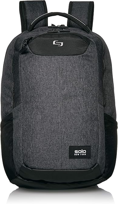 Amazon ソロニューヨークnom700 10ノマドナビゲート 女性 男性用のプロフェッショナルスリムバックパック 15 6インチラップトップに適合 グレー ブラック メンズバッグ 財布