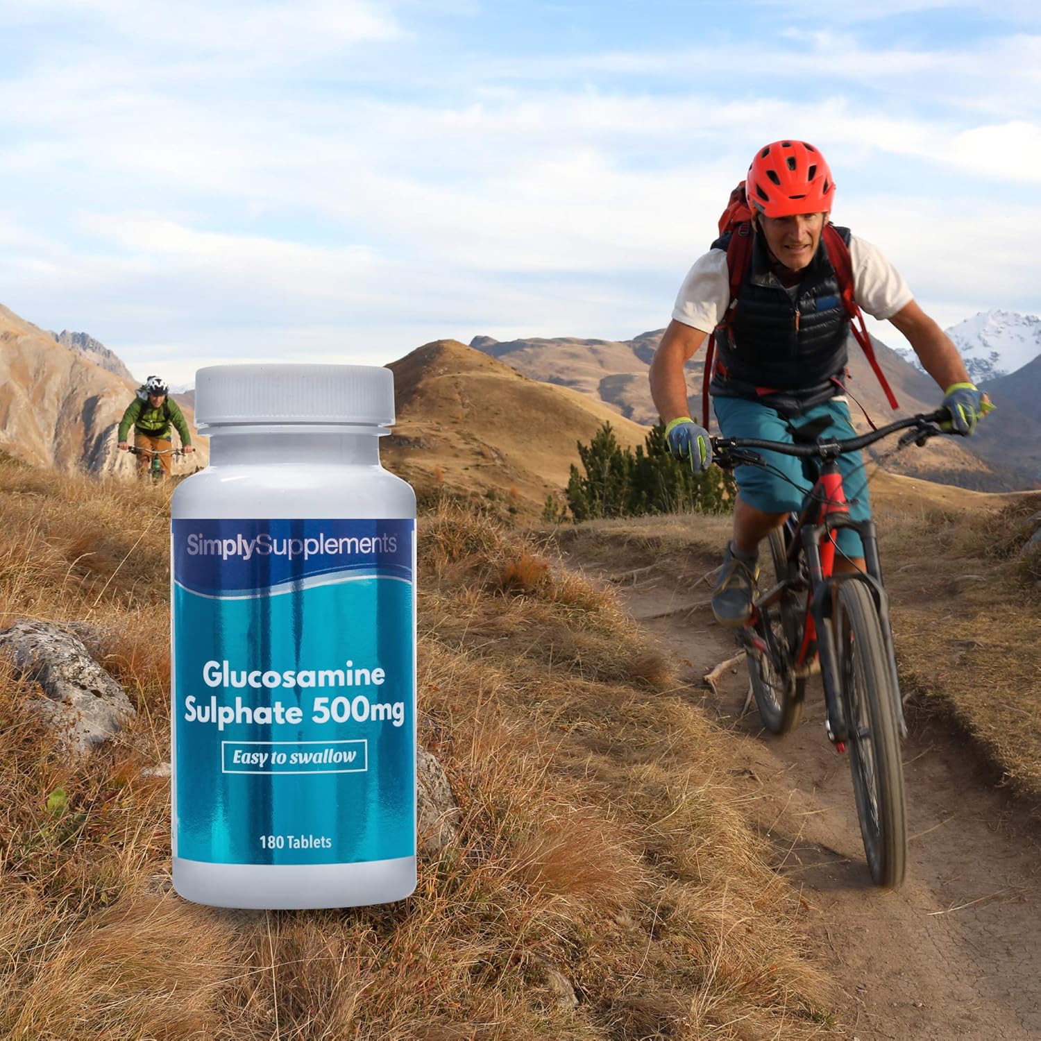 Easy to Swallow Glucosamine 500mg Active Lifestyle Support 2X 180