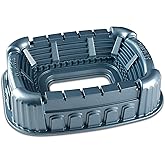 Nordic Ware Stadium Cake Pan, 9-Cup, Metallic Blue