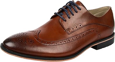 clarks mens brown brogues