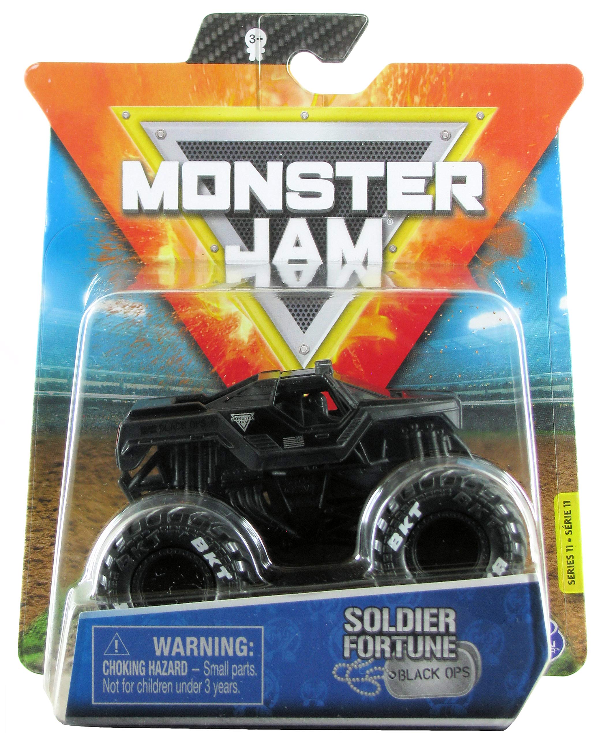 Monster Jam, Official Soldier Fortune Truck, Die-Cast Vehicle, Legacy Trucks Series, 1:64 Scale