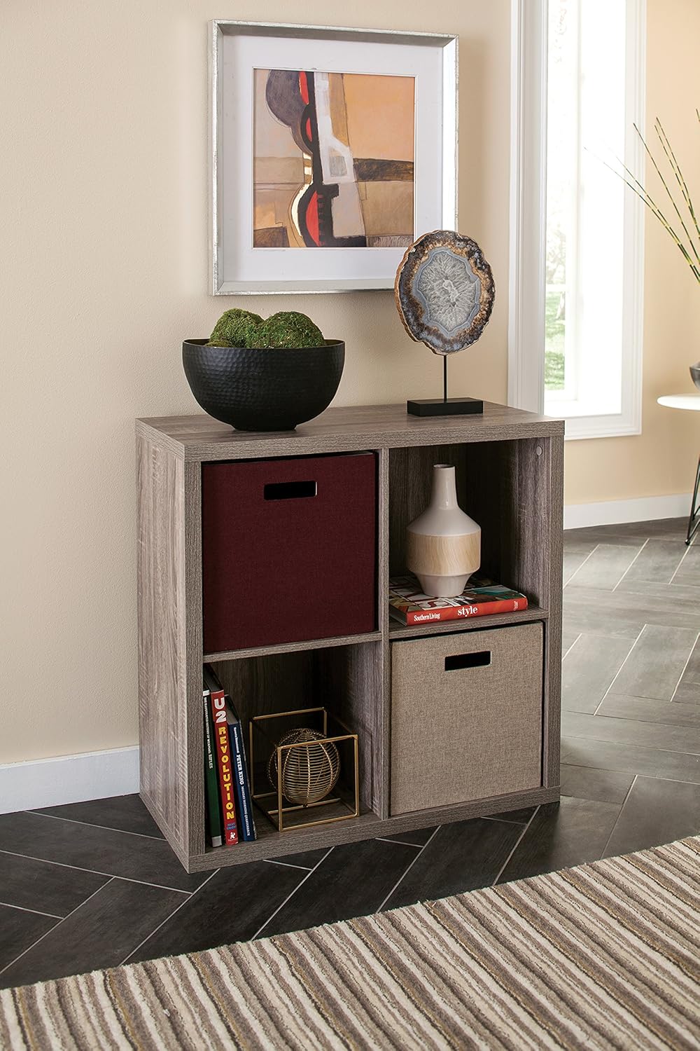 closetmaid 25 cube shoe storage on Closet Organization Systems Closetmaid 4107 Decorative 3 Cube Storage Organizer Black Walnut Storage Home Organization
