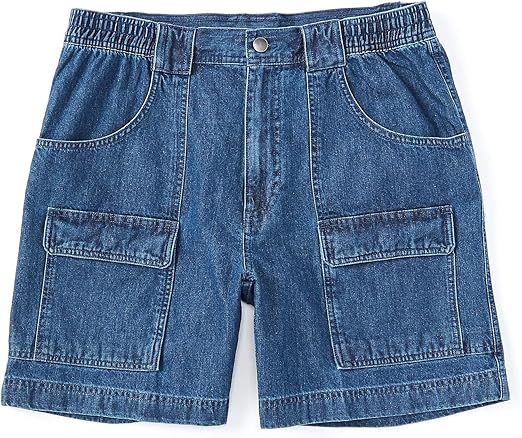 roundtree and yorke denim shorts