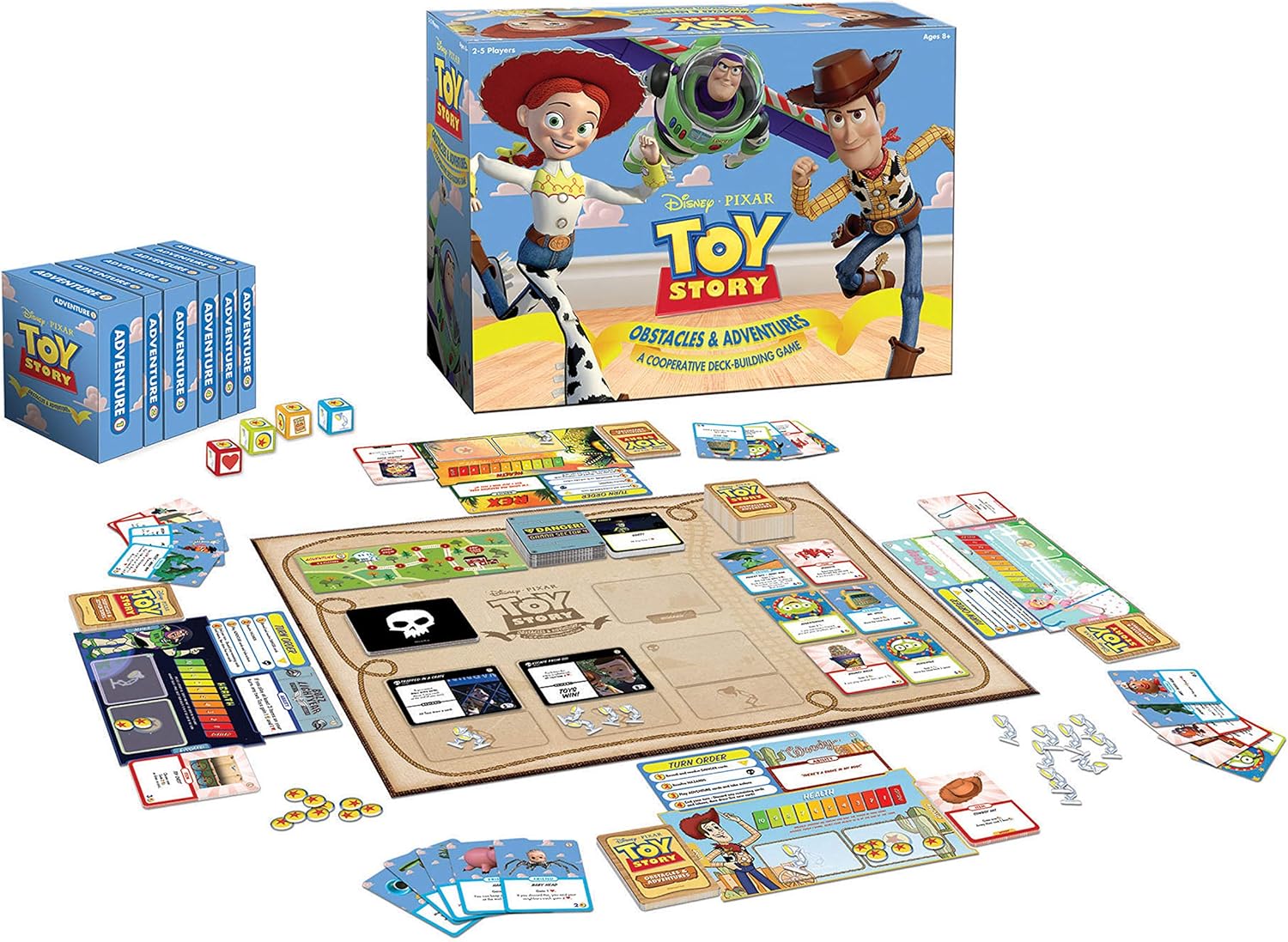 USAopoly USODB004578 Toy Story Obstacles and Adventures-A Cooperative Deck-Building Game, Multicolor - Image 3
