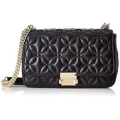 michael kors sloan quilted floral chain shoulder bag