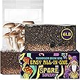 SPORE SORCERY 6 LB All-in-One Mushroom Grow Kit: Up to 96oz of Mushrooms! Nutrient-Enhanced, Injection Port, Just Add Your Own Spores & Grow Like Magic (6 LB Bag)