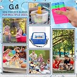 G4GADGET 8cm Freezer Blocks Pack of 6 Reusable Ice Packs for Lunch Boxes view 8