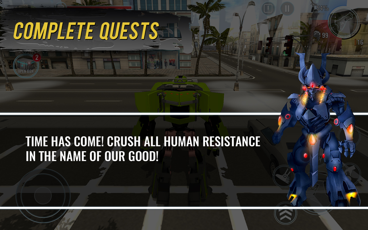 SUV Transformer: City Robot War - Car Robot Hero Adventure - Thumbnail 4