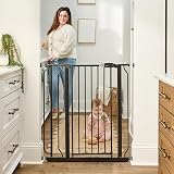 Regalo Easy Step Walk Thru Baby Safety Gate with Extension Kit Black view 9