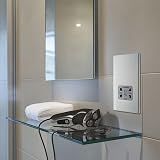British General BG Dual Voltage Shaver Socket Brushed Steel 115/240V FBS20G view 7