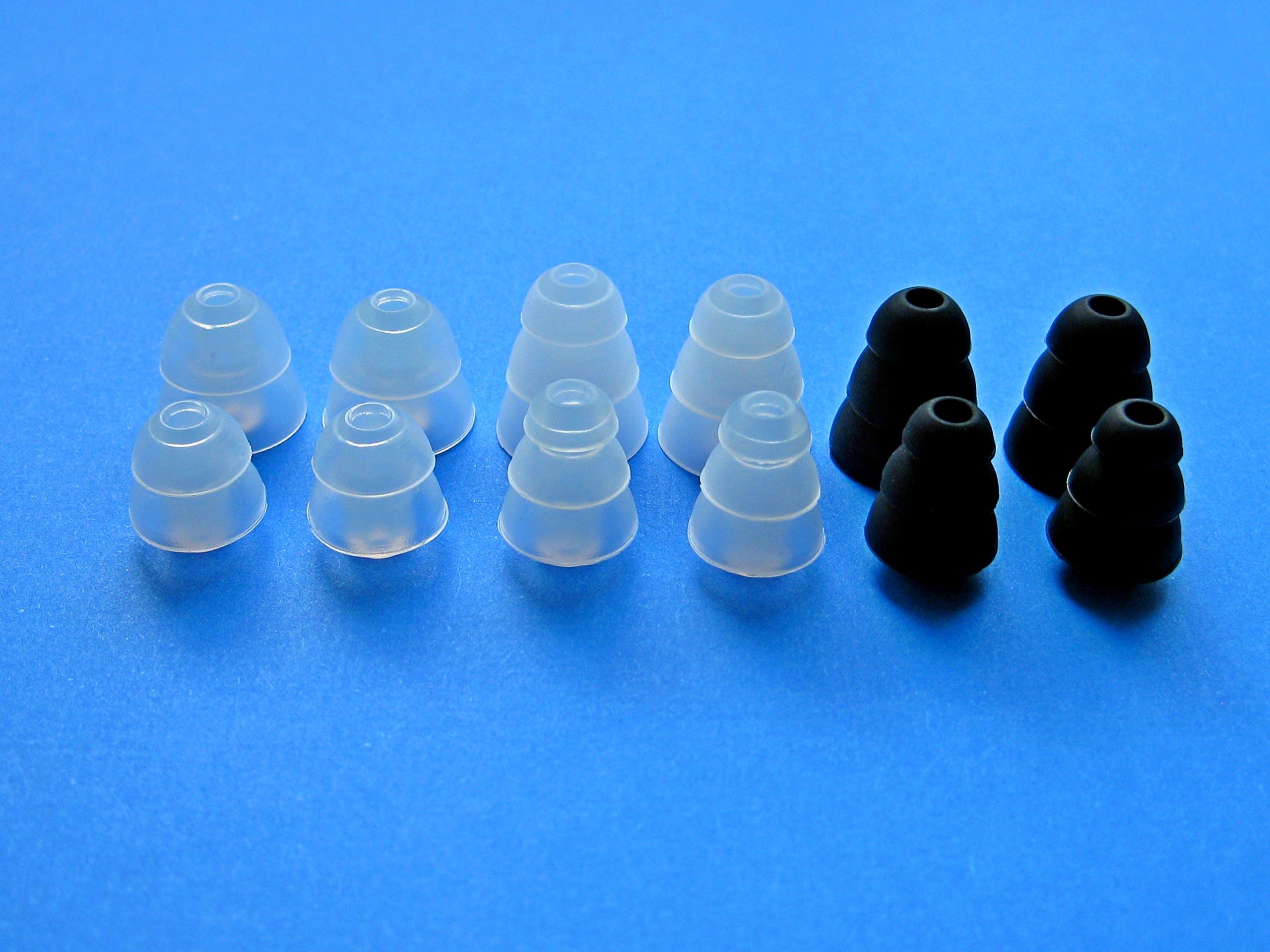 Comfort Fit Kit (FL) Replacement Eartips Earbuds Eargels Compatible with Shure SE110, SE115, SE210, SE315, SE420, SE425, SE530 PTH, SE535 In-Ear Stereo Earphones Headset