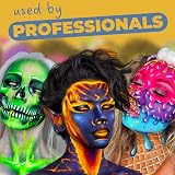 Blue Squid Metallic Gold Face Paint 30g Pro Water Based Cake view 3