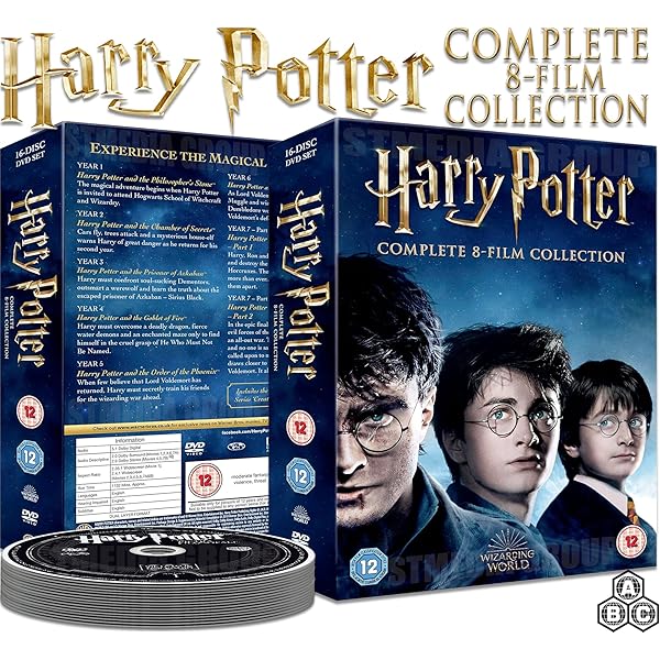 Amazon.com: Harry Potter Complete 8 Movie Collection Years 1-7 DVD