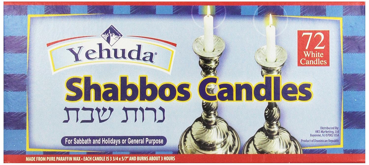 Yehuda Sabbath Candles (8x72EA ) Amazon.ca Home & Kitchen