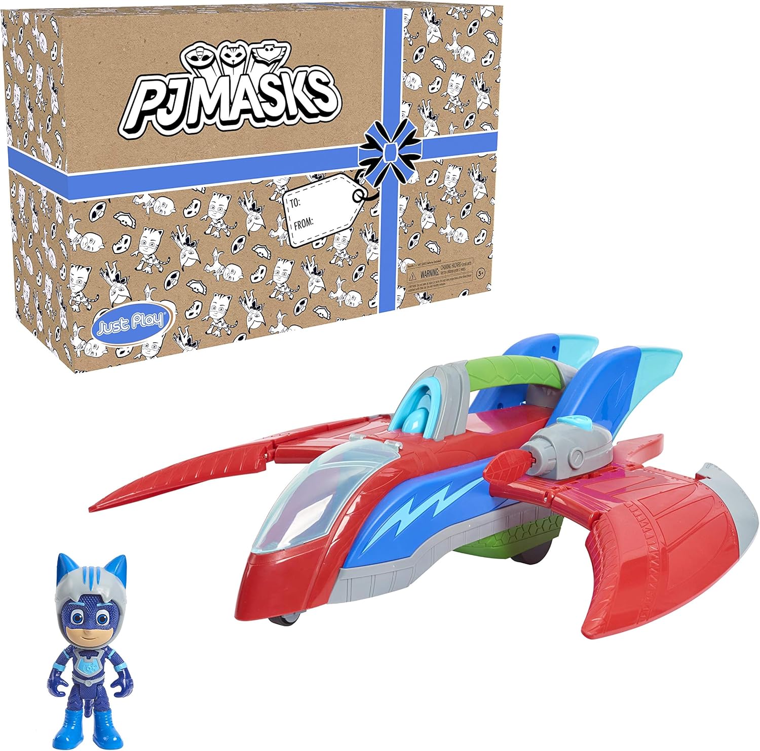 pj mask airplane toy