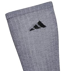 adidas Men's Athletic 6-Pack, Cushioned Crew Socks
