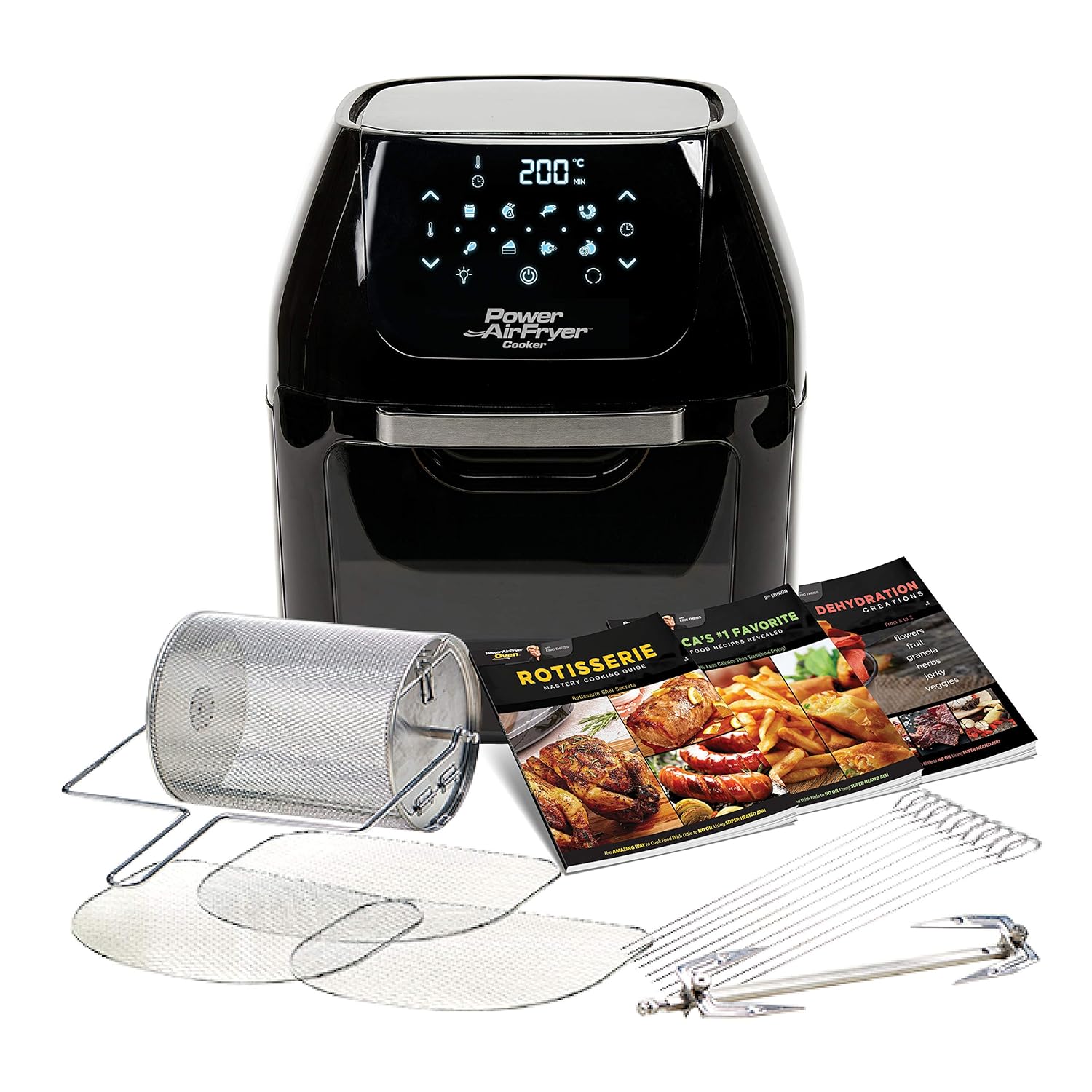Power Air Fryer Cooker Chip Fryer, Portable Oven, Oil Free Hot Health