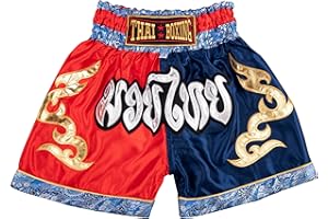 MUAY NATION Muay Thai Shorts for Kids (2 Years - 12 Years) Girls Boys Boxing Trunks for Kickboxing MMA