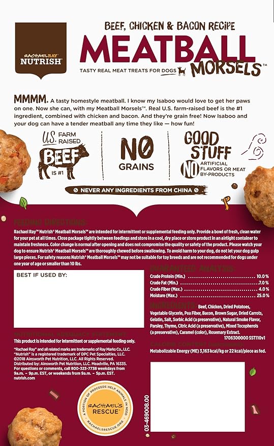 rachael ray dog meatballs