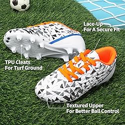 DREAM PAIRS Boys Girls Soccer Cleats Youth Firm