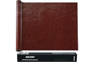 JDLUGH Sofa Leather Repair Patch Tape 15x60 Inch Large Self Adhesive Leather Sofa, Car Seat, Leather Furniture, Vinyl Repair Patch Kit (15x60 Inch,Brown 3.0/Red Brown 3.0)