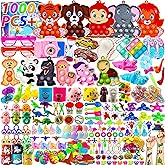 KissFuture 1000 PCS Party Favors for Kids, Fidget Toys Bulk, Prize Treasure Box Toys for Classroom, Birthday Gifts, Pinata Stuffers, Goodie Bags Stuffers for Kids, Carnival Prizes