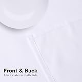 Utopia Kitchen Rectangle Tablecloth 150x300 cm Pack of 2 White view 6