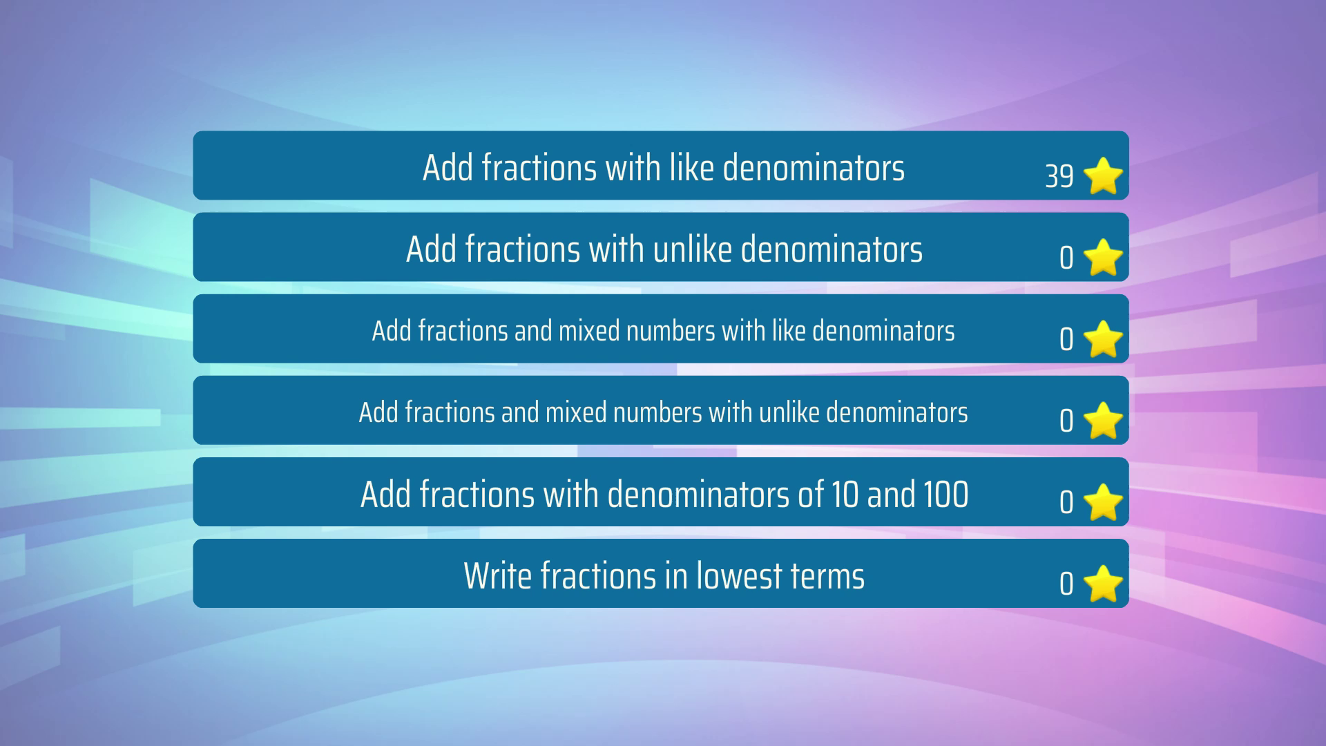 Adding Fractions Math Game - App on Amazon Appstore