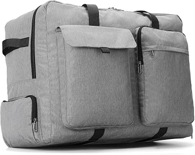 Bolsa de Viaje Plegable 100L con Compartimento para Zapatos, Resistente al Agua y al Desgarro. Bolso de Viaje para Hombre y Mujer, Ideal para Viajes, Mudanzas y Fines de Semana
