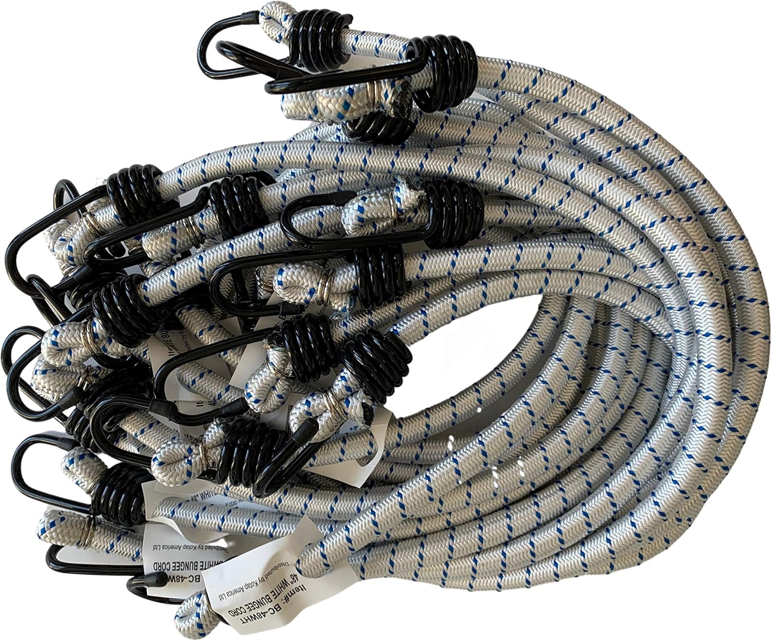 Kotap MABC-32 All Purpose Light Duty Adjustable Bungee Cords, Orange/Black, 32-Inch (10-Count) - - 