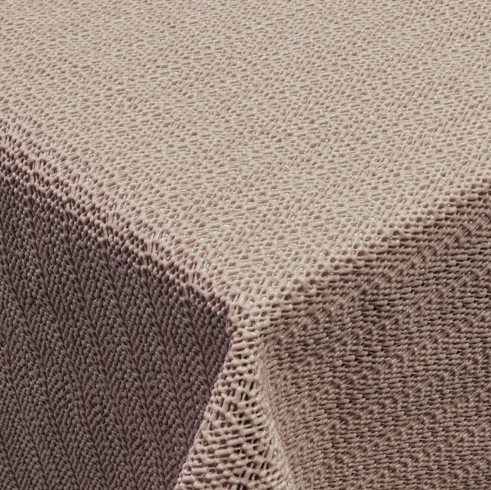 Venilia Round garden tablecloth, made of soft foam material, tablecloth for the garden and balcony, non-slip, tear-resistant, 1.3 x 1.3 m, taupe, 54174, 1.3 x 1