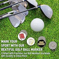 FINGER TEN Golf Ball Marker with Hat Clip Markers