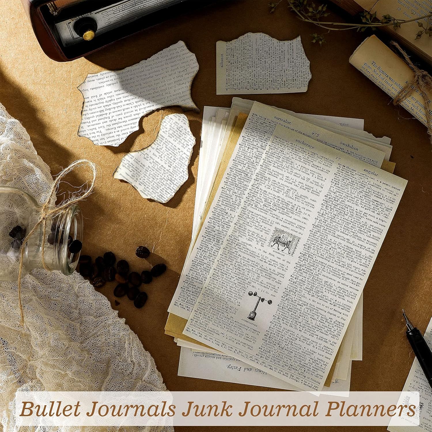 Junk Journal Pages Scrapbook Paper Vintage Journaling Scrapbooking Supplies Craft Kits Kraft Magazine Newspaper DIY for Bullet Journals Planners Collage Album Cottagecore Picture Frames 134 Sheets