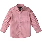 Spring Notion Baby Boys' Long Sleeve Gingham Shirt 6M Red