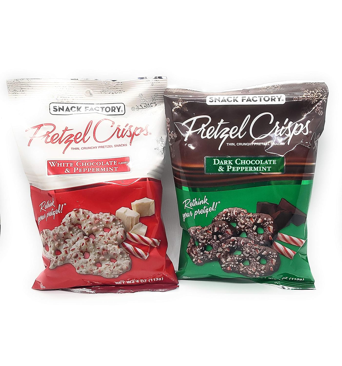 Snack Factory Peppermint Pretzel Crisp Bundle One 4 oz